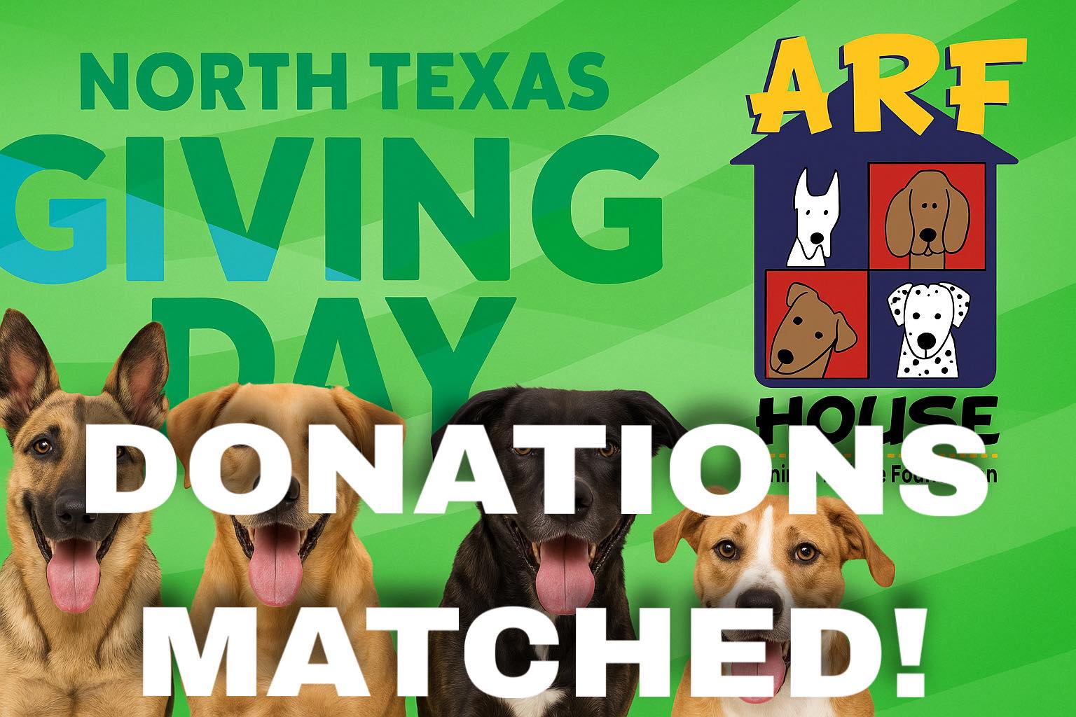 ARFhouse - North Texas Giving Day starts NOW!!!! Make a... | Facebook