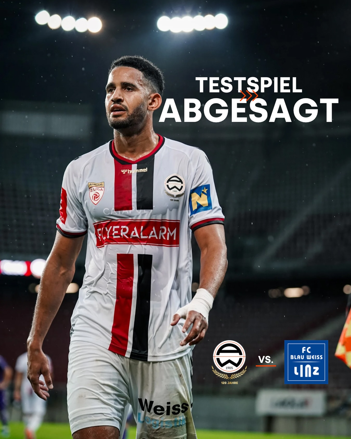 Admira - Testspiel-Absage Das für Freitag, 15:00 Uhr angesetzte ...