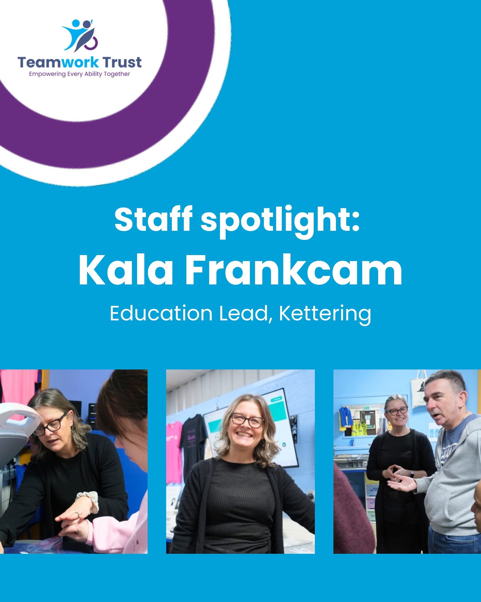 Teamwork Trust - Meet Kala, the Education Lead at our... | Facebook
