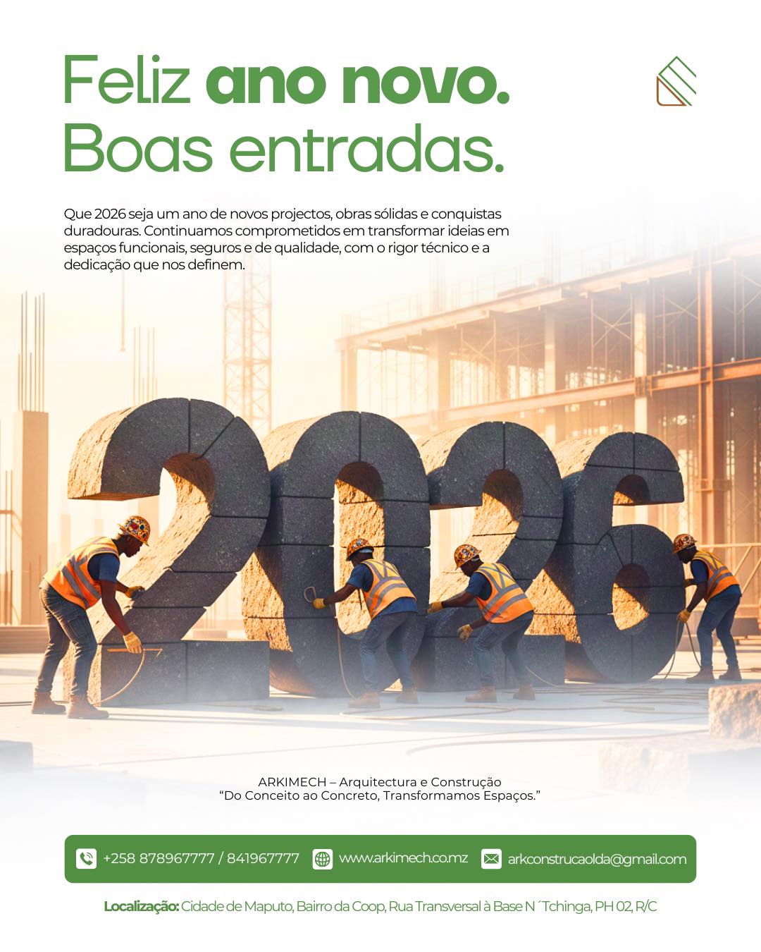 Arkimech, - Feliz 2026 Entramos num novo ano com a mesma visão ...