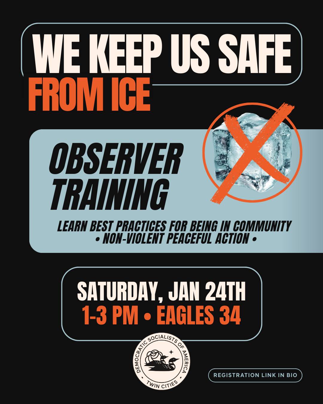 🧊🔥 Join us... - Twin Cities Democratic Socialists of America | Facebook