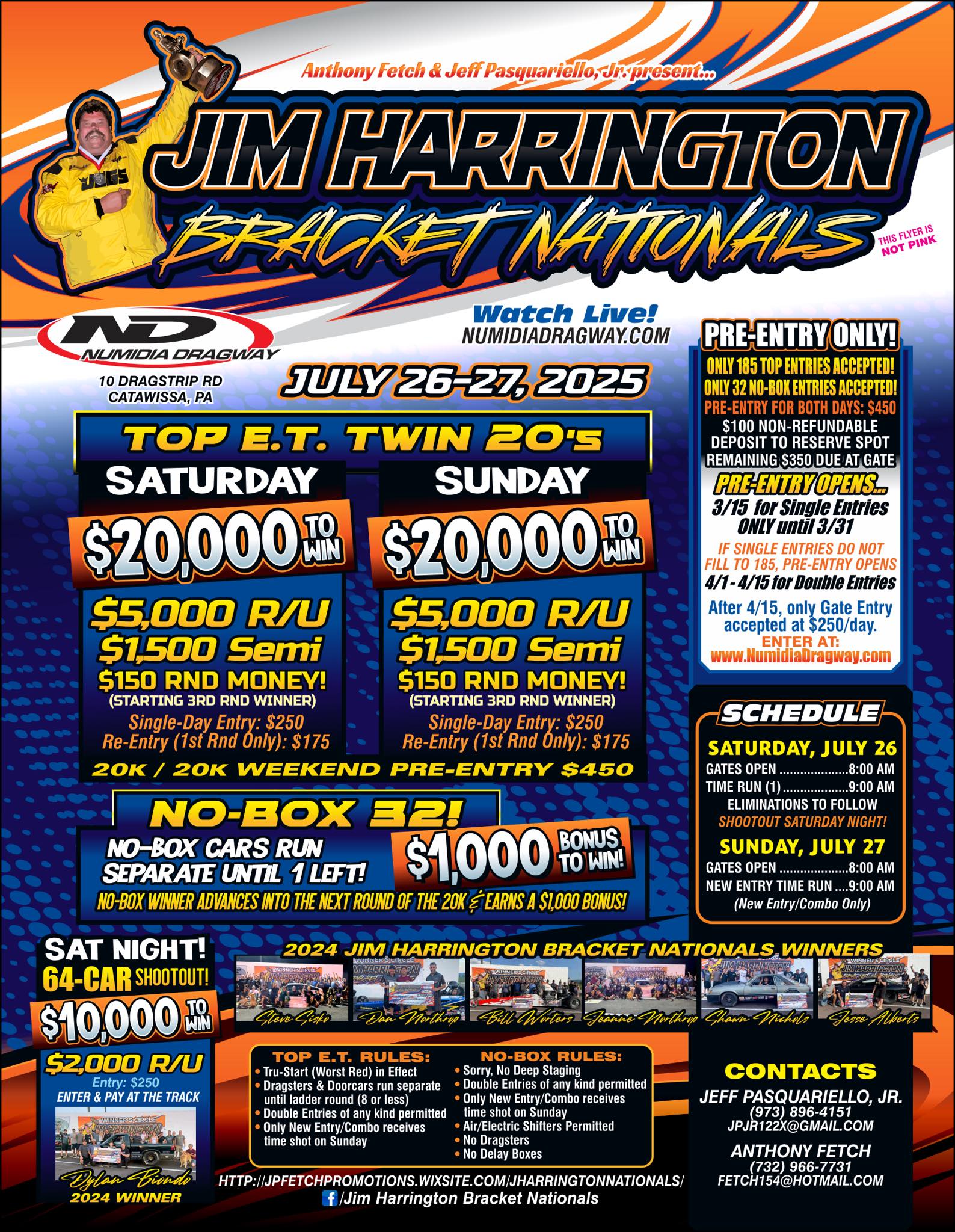 Numidia - Just to be clear. This weekend’s Harrington race is a ...
