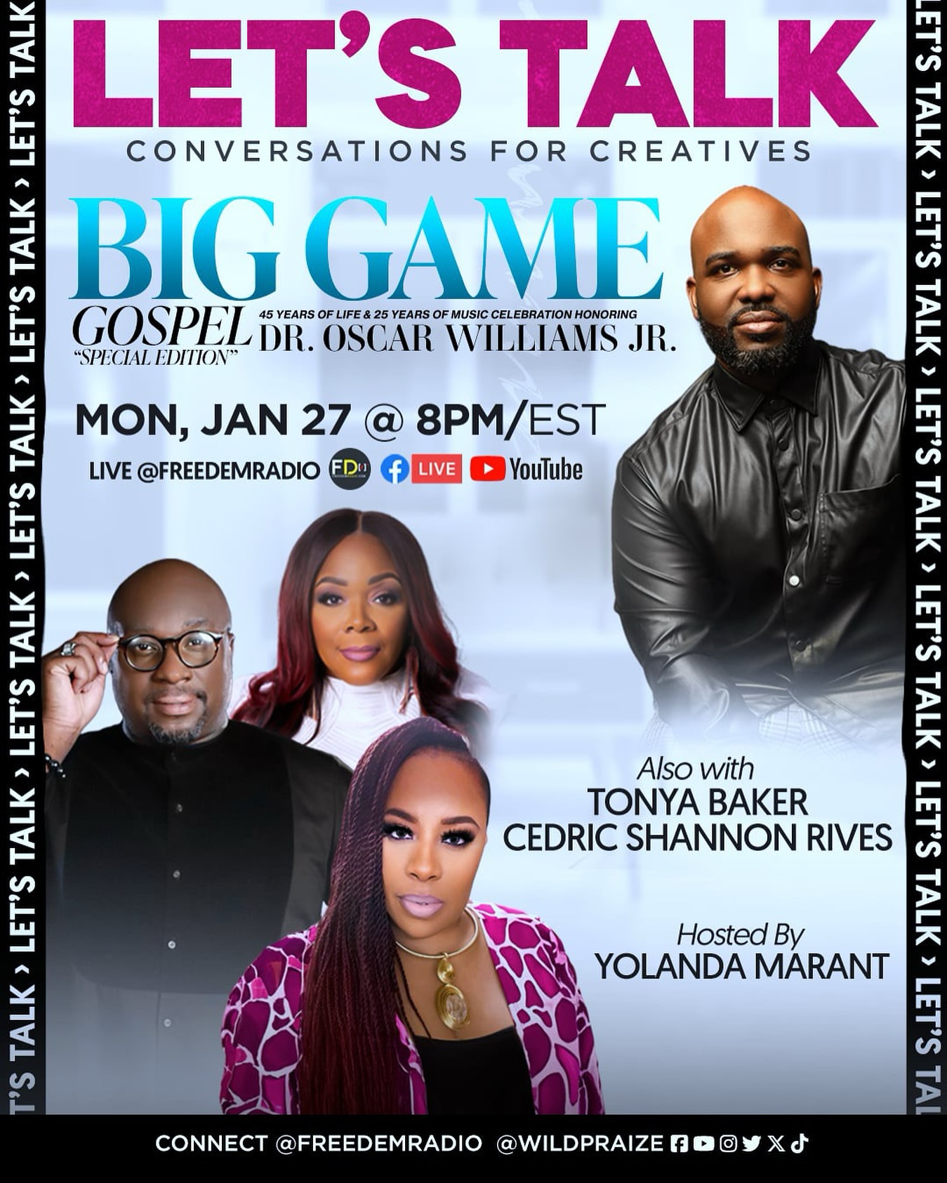 Cedric - 🎙️ Let’s Talk: Big Game Gospel Special Edition 🎙️ Get ready ...