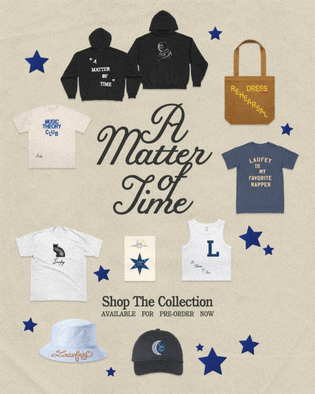 Laufey A Matter of Time Merch CD, Tape, Vinyl Open for Pre Order