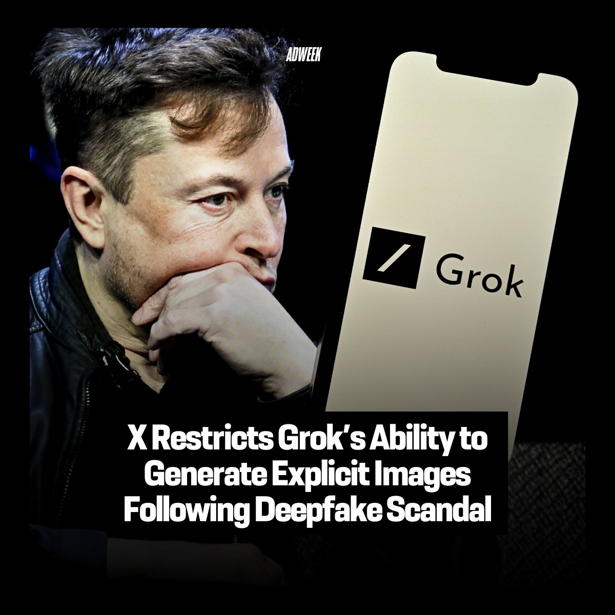 Adweek - EXCLUSIVE | Grok’s public X account, with which... | Facebook