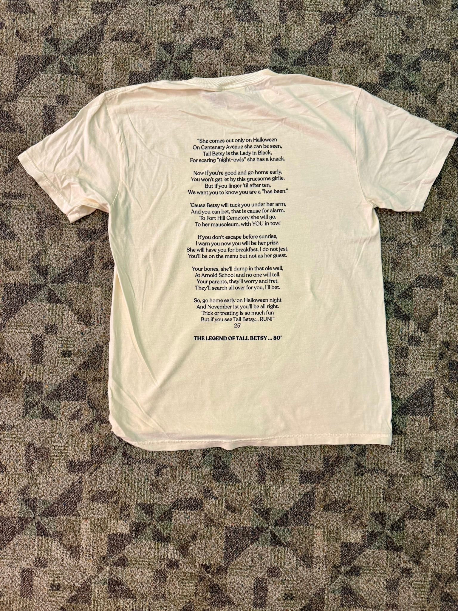 ? Tall Betsy Has Arrived! Tall Betsy T-shirts are in stock now at 