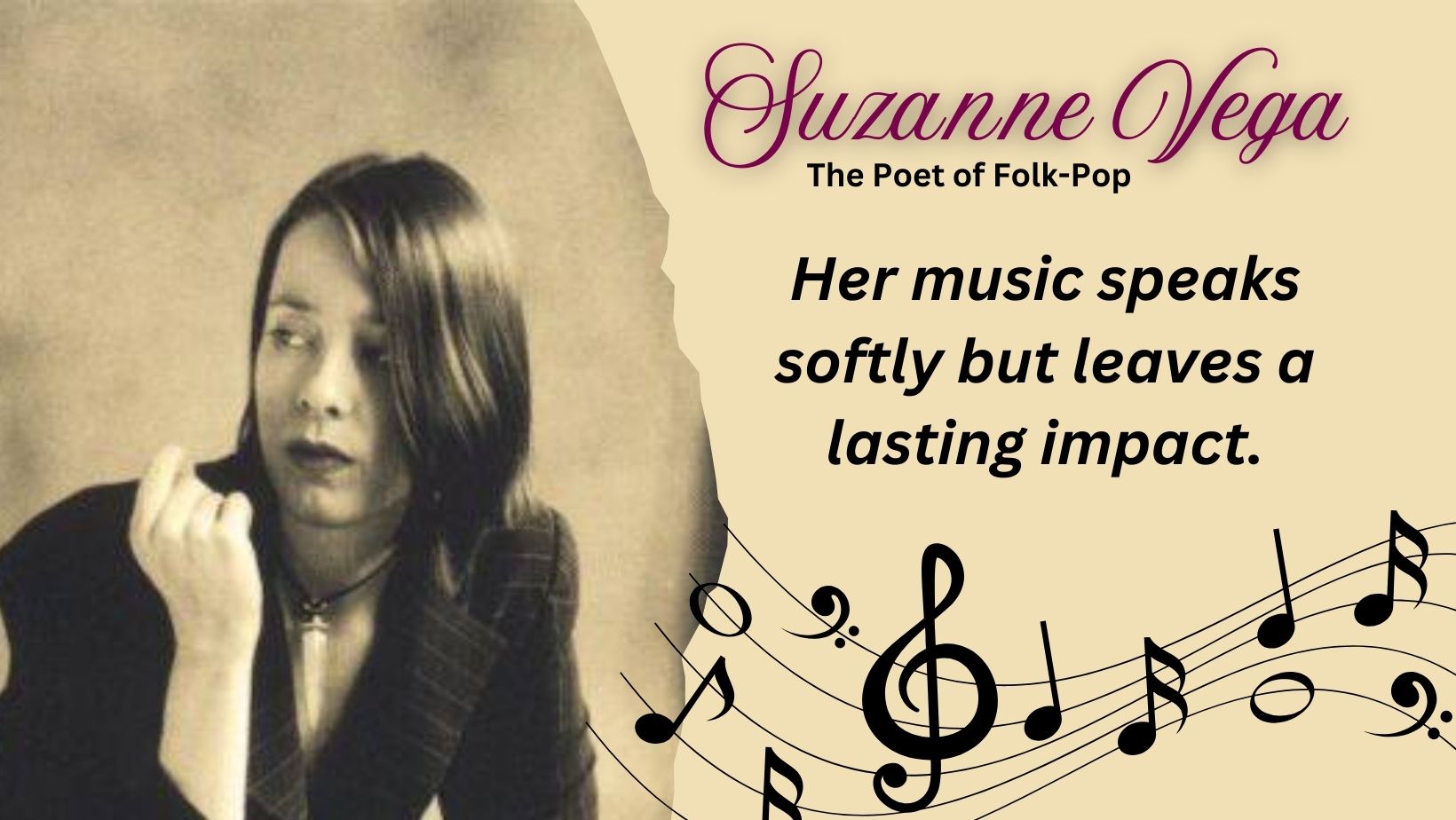 Acclaimed singer-songwriter Suzanne Vega reflects on her 