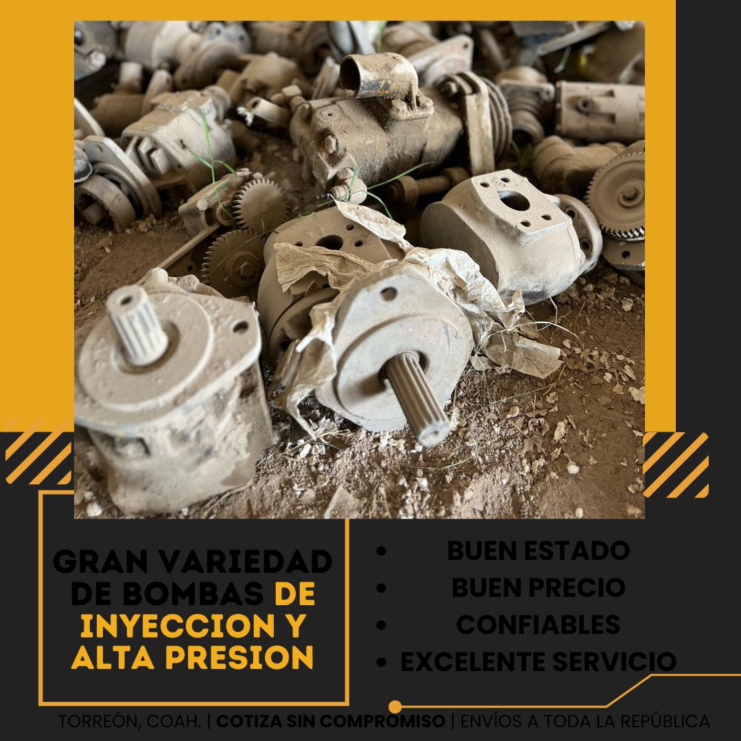 Maquinaria - ‼️‼️💣💣GRAN VARIEDAD DE BOMAS DE INYECCION Y ALTA PRESION 💣 ...