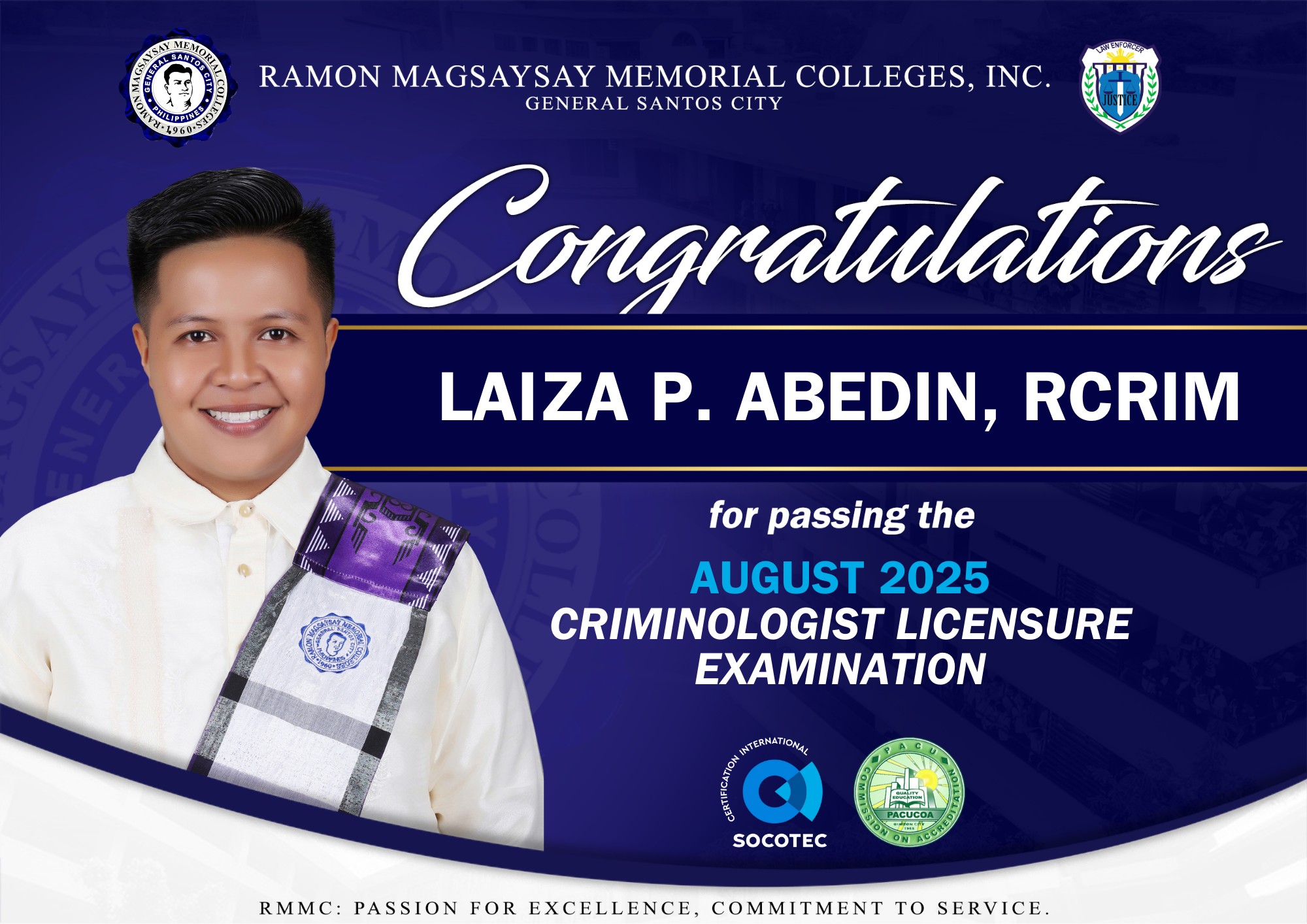 Ramon Magsaysay... - Ramon Magsaysay Memorial Colleges, Inc.