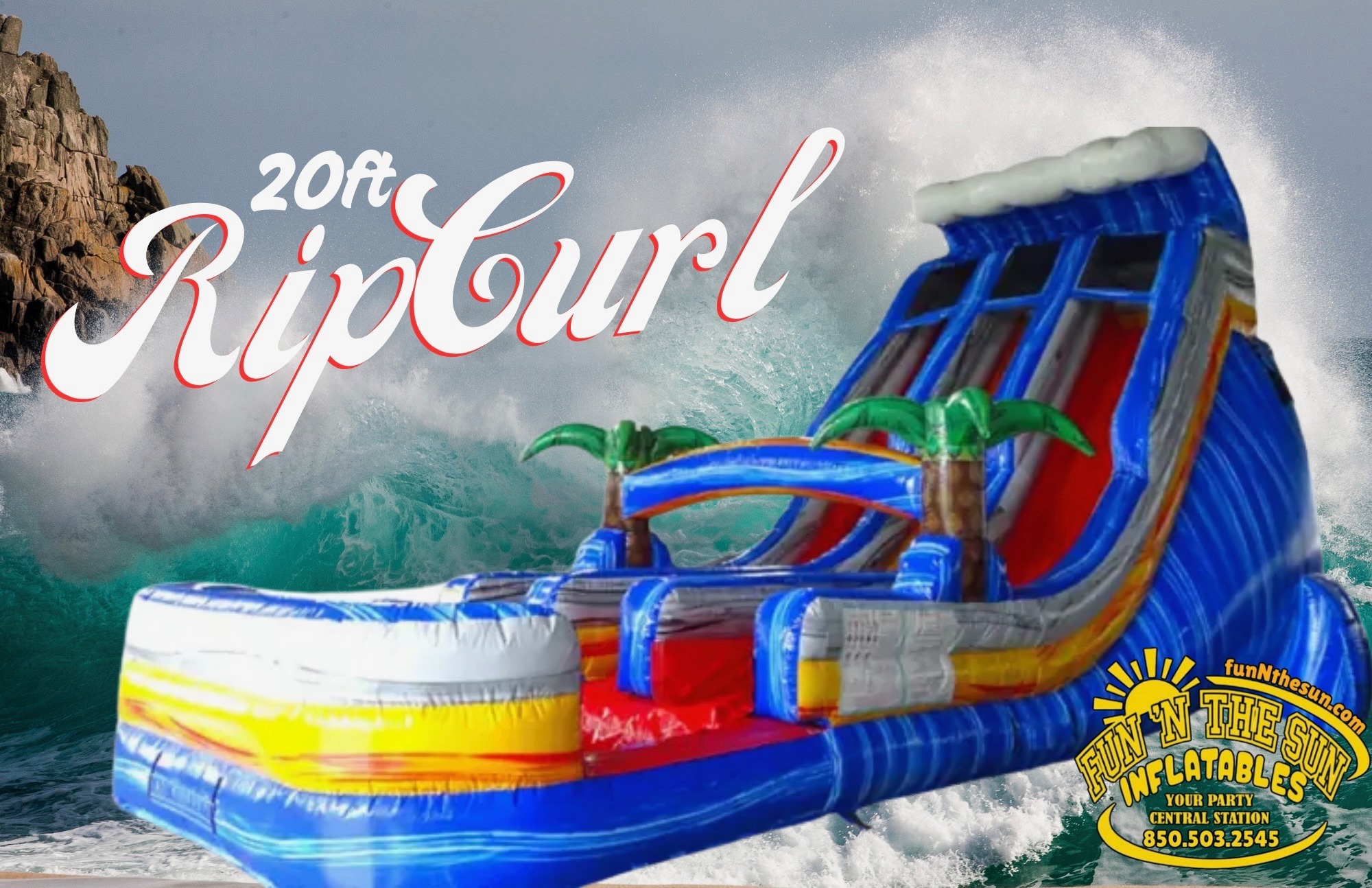 💥New for 2025!! The 20ft Rip... - Fun 'N the Sun Inflatables