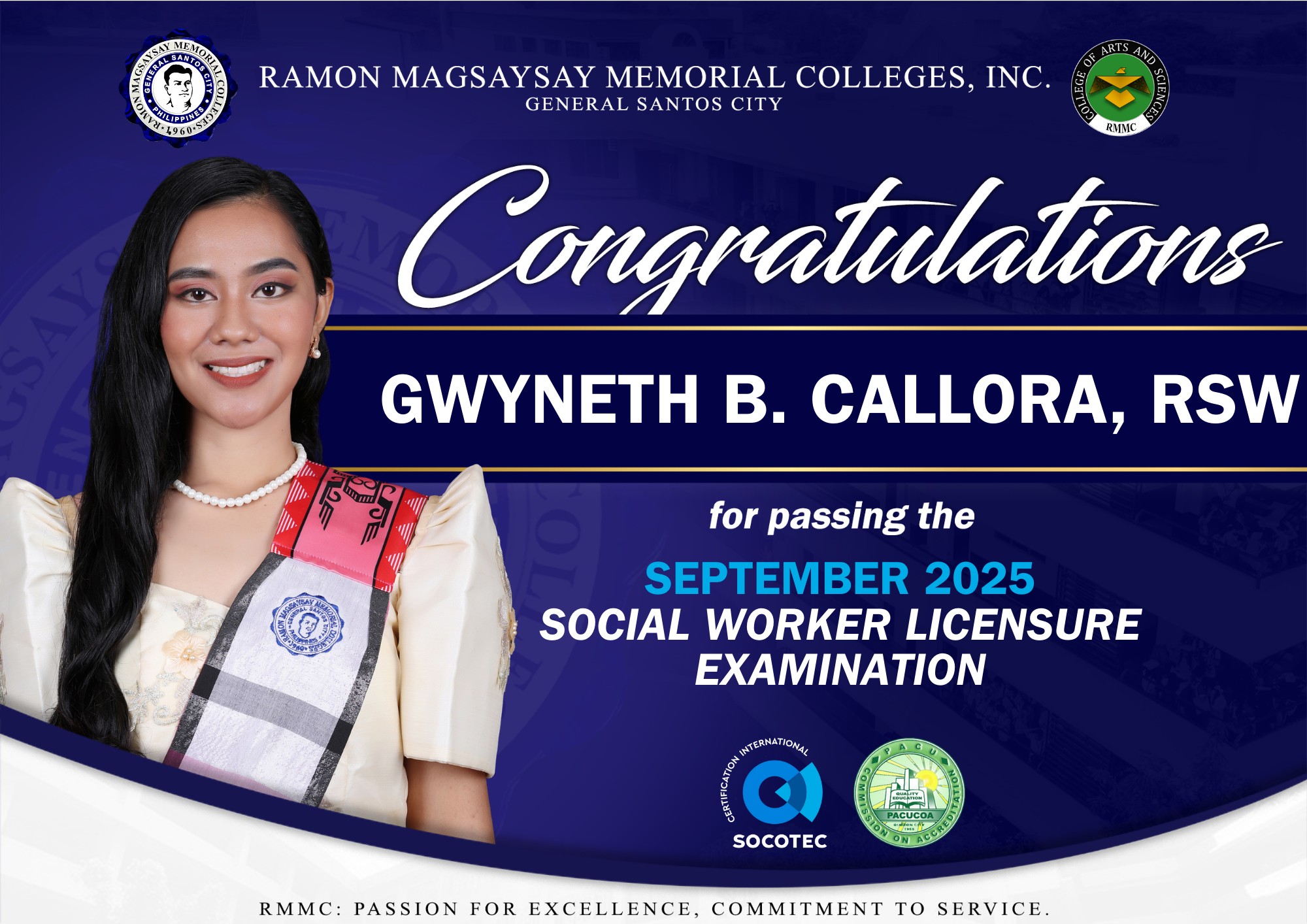 Ramon Magsaysay... - Ramon Magsaysay Memorial Colleges, Inc.