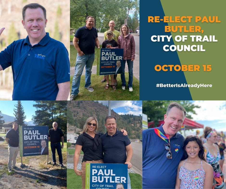 Councillor Paul Butler, City of Trail