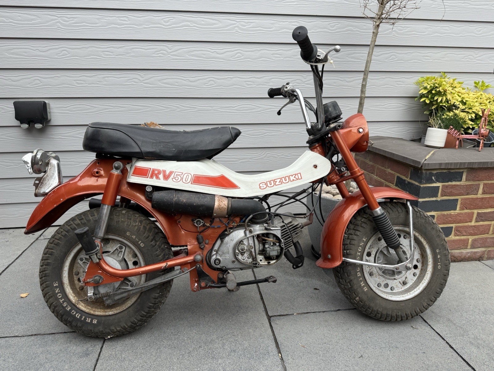 Check out this charming 1974 Suzuki RV50 VanVan, a rare gem just 