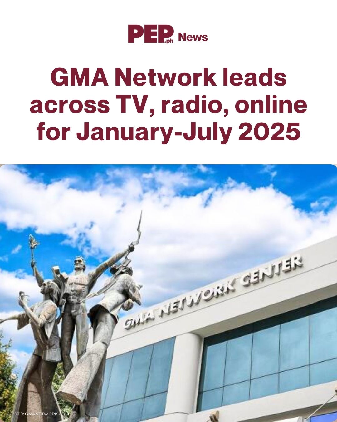 pep.ph - GMA Network and its sister channels clinch... | Facebook