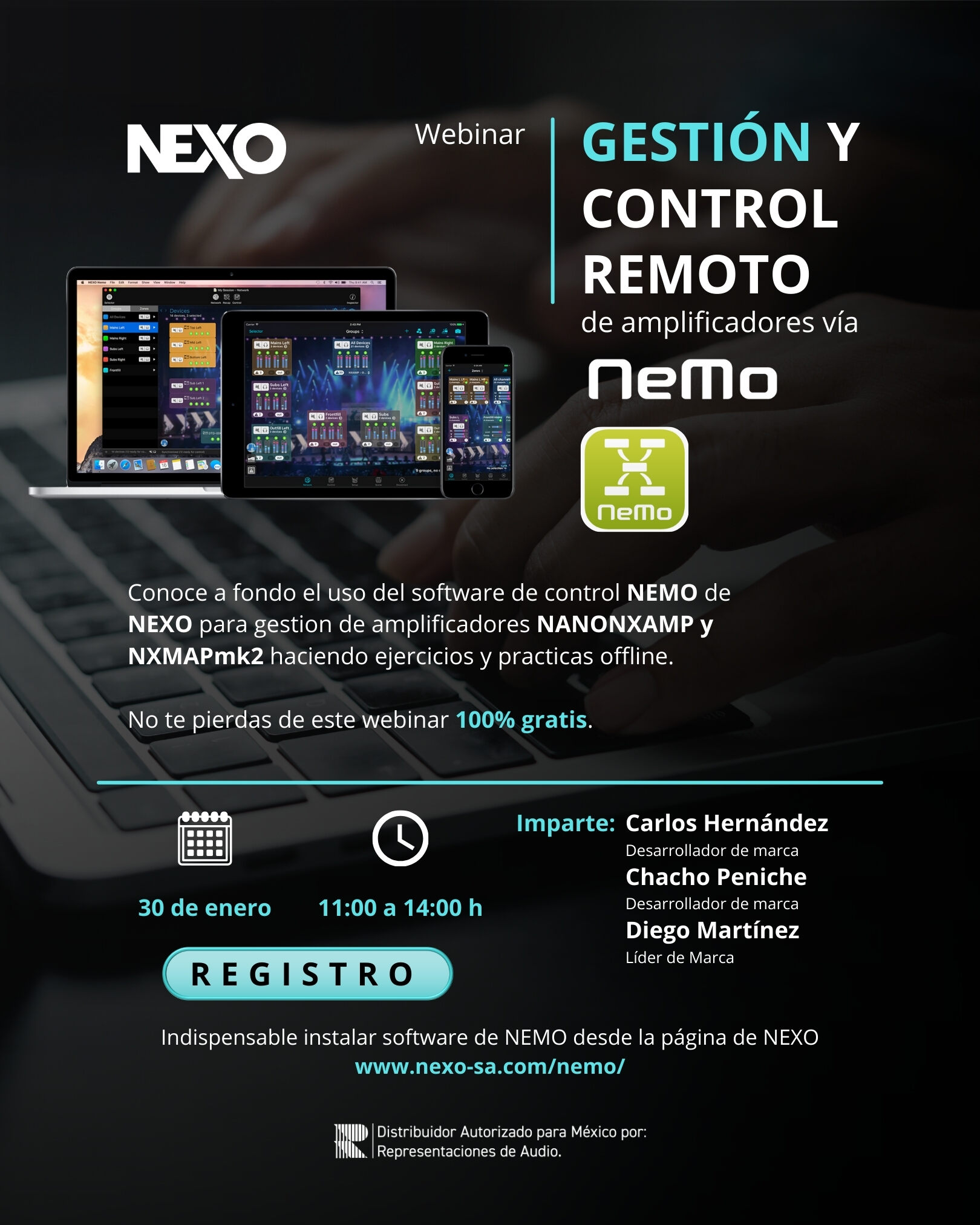 NEXO México - 🎛️ Webinar | Gestión y Control Remoto NEXO... | Facebook