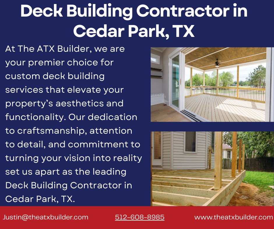 The ATX Builder - 🏗 Transform Your Outdoor Space with the...