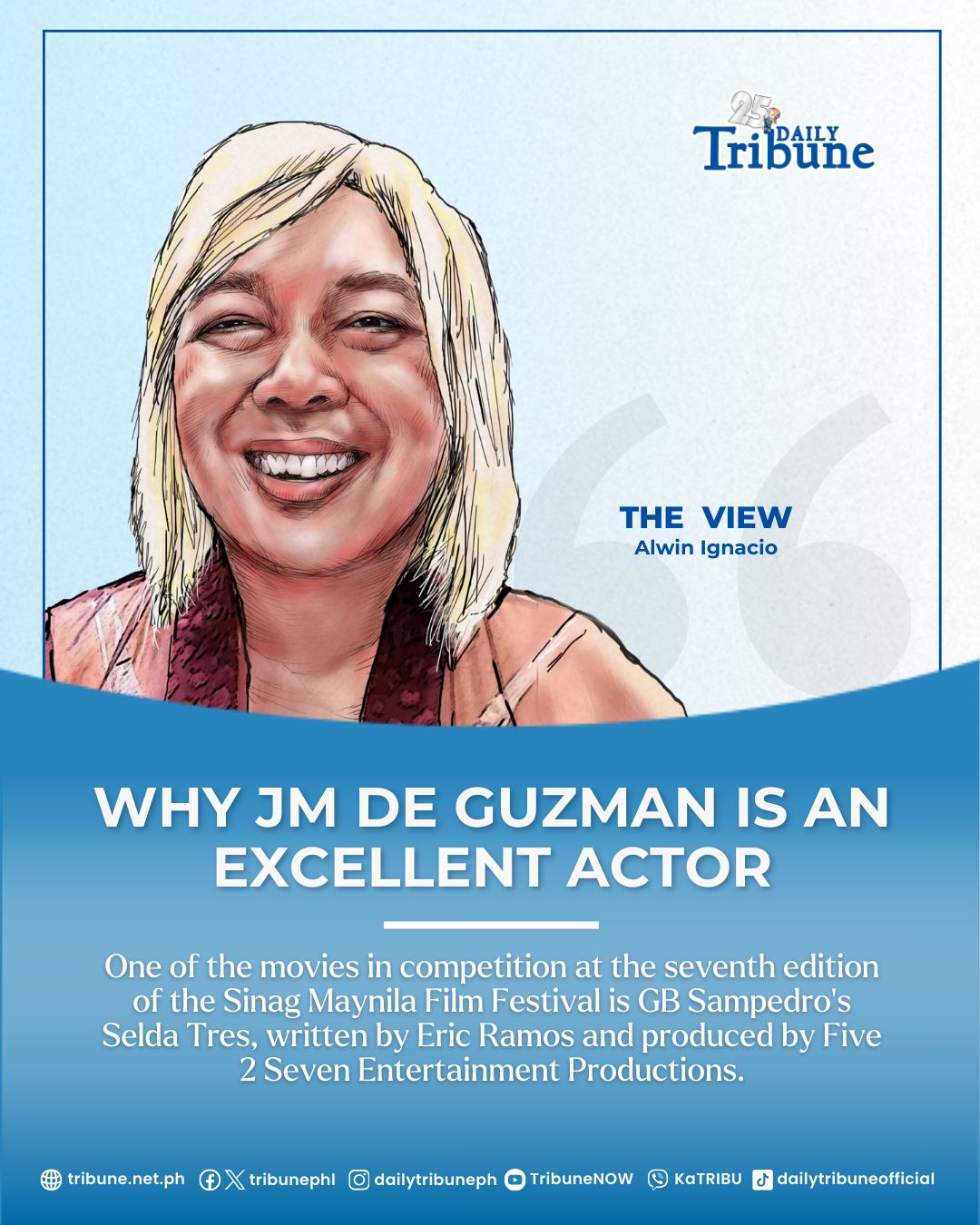 Daily Tribune - “Selda Tres is a prison drama for only the... | Facebook