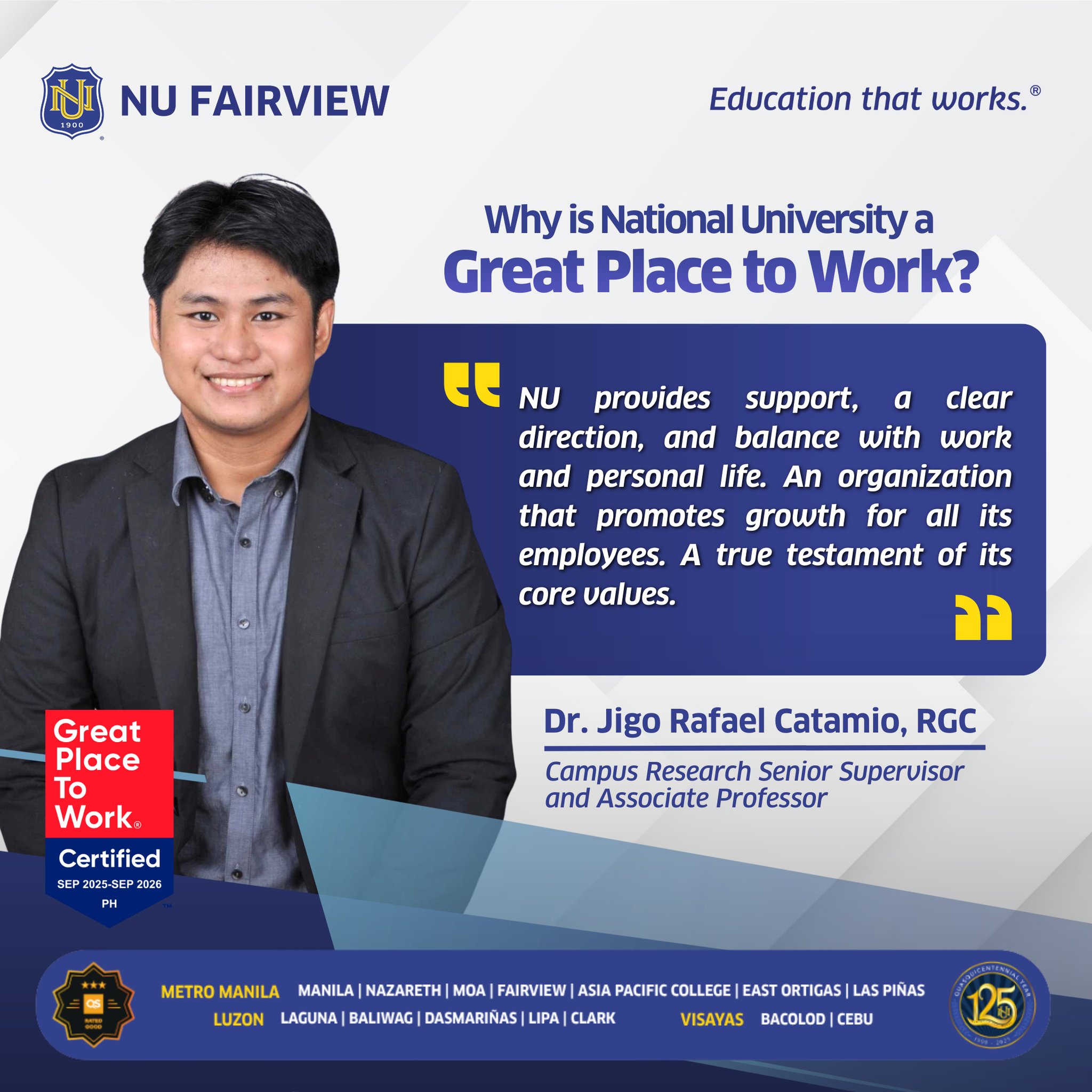 Careers at NU Fairview | Quezon City