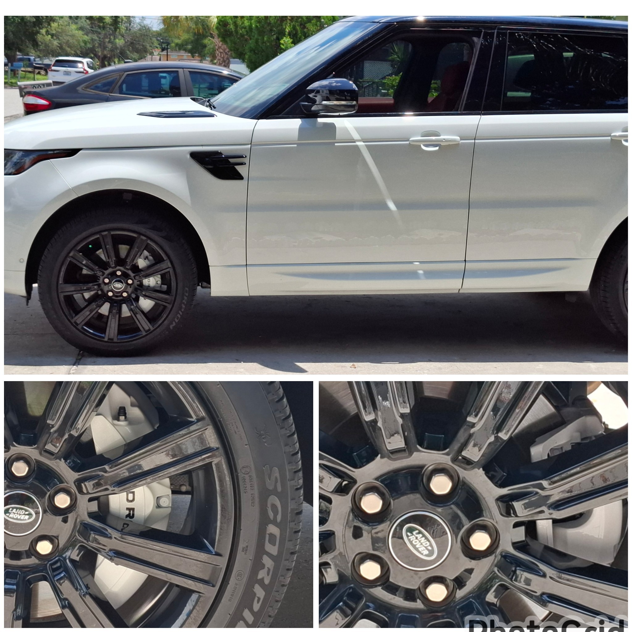 Dynamic - Caliper color change on this Range Rover today. Went from Red ...
