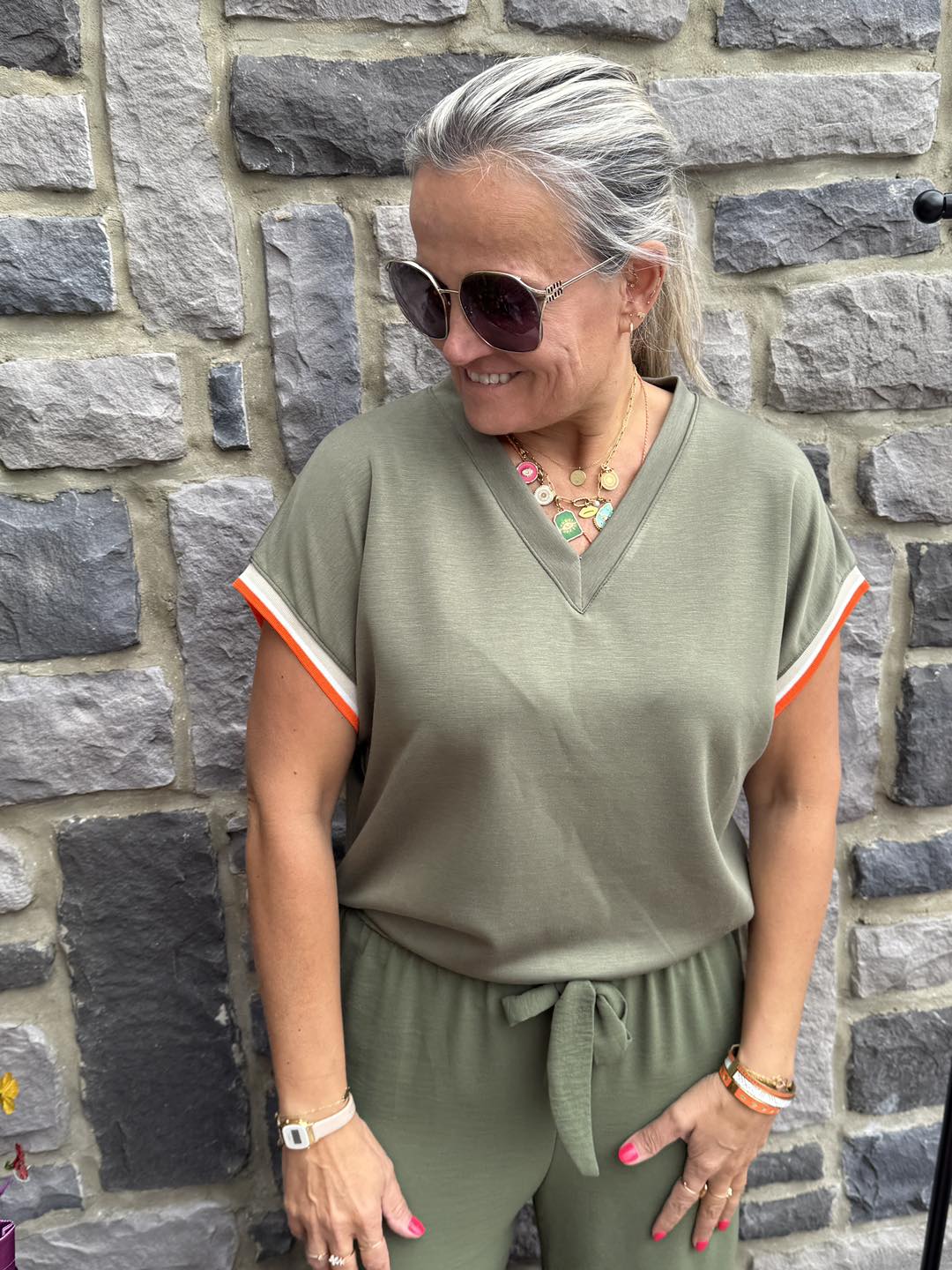 Pull MC Beige Taille 1 (convient T1/T2) - Occasion En Très Bon état