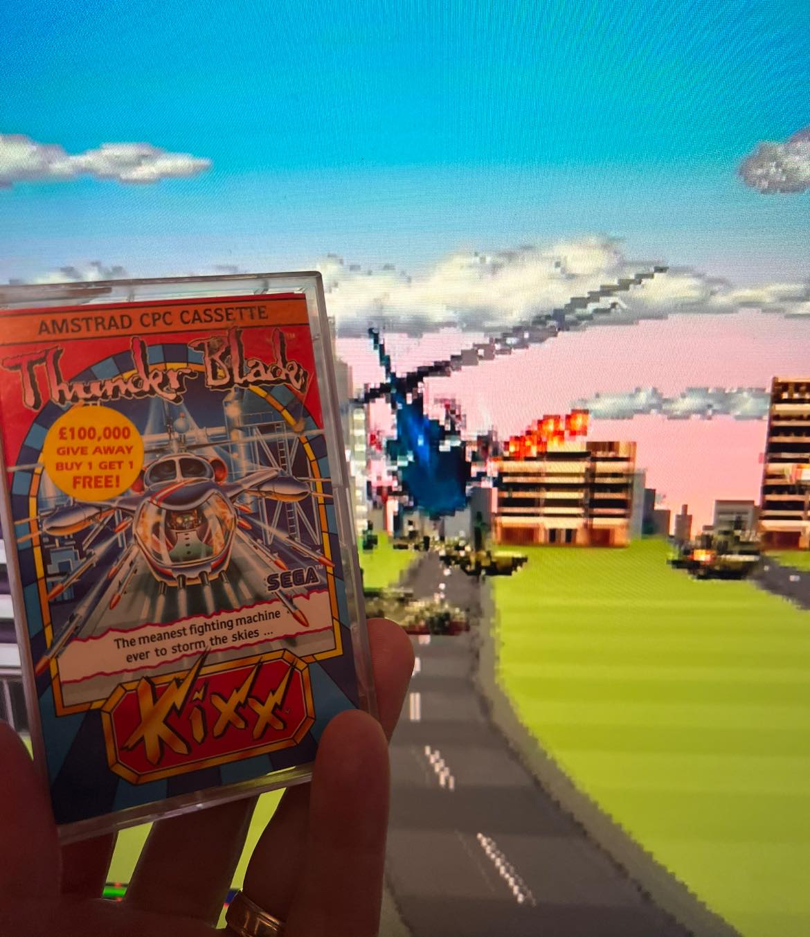 Storm Blade arcade game features fast-paced aerial combat