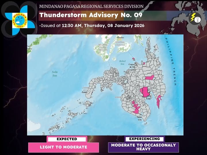 Civil Defense Davao Region - Rainfall Advisory No.1 Issued at 3:10PM ...