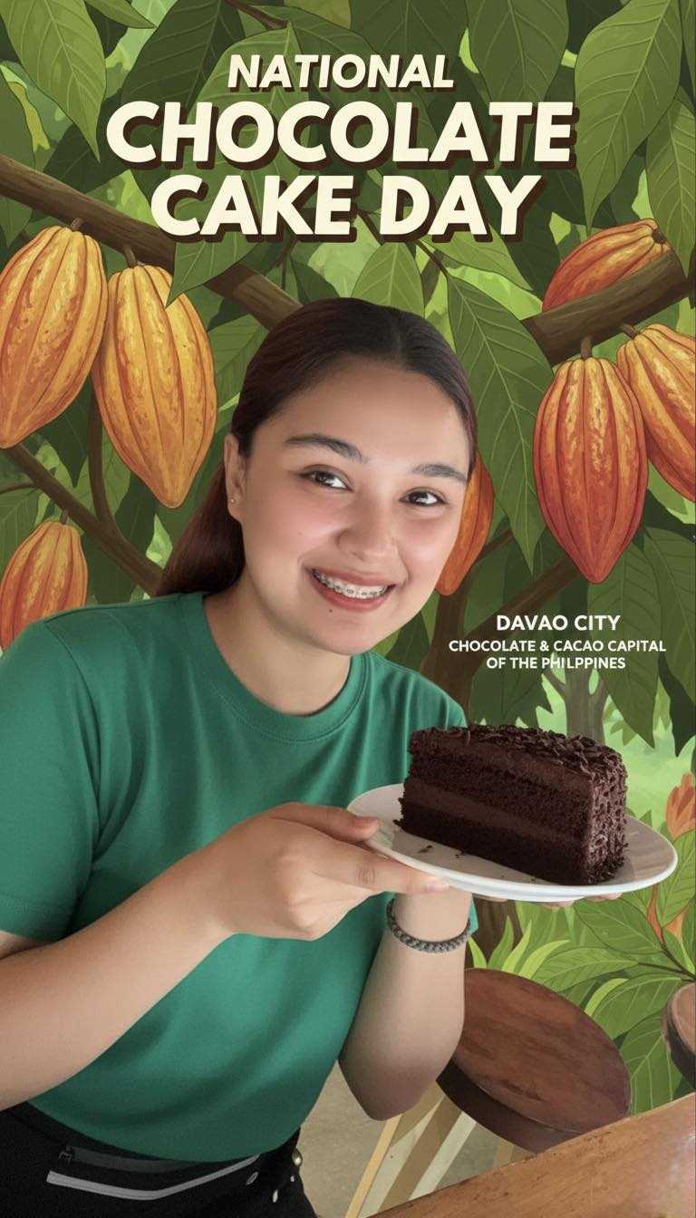 Inday - HAPPY NATIONAL CHOCOLATE CAKE DAY!🤎🍫 Davao City is rich in ...