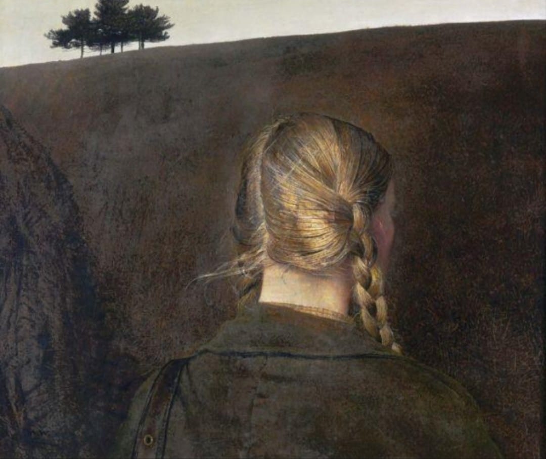 Andrew Wyeth, Farm Road, 1979 #art #painting