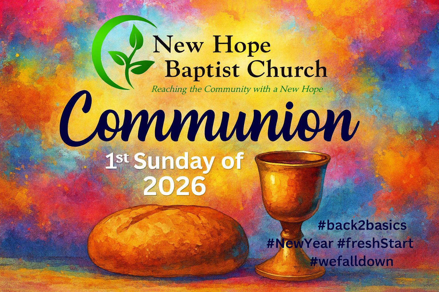 Join Us for the First... - The New Hope Baptist Church | Facebook