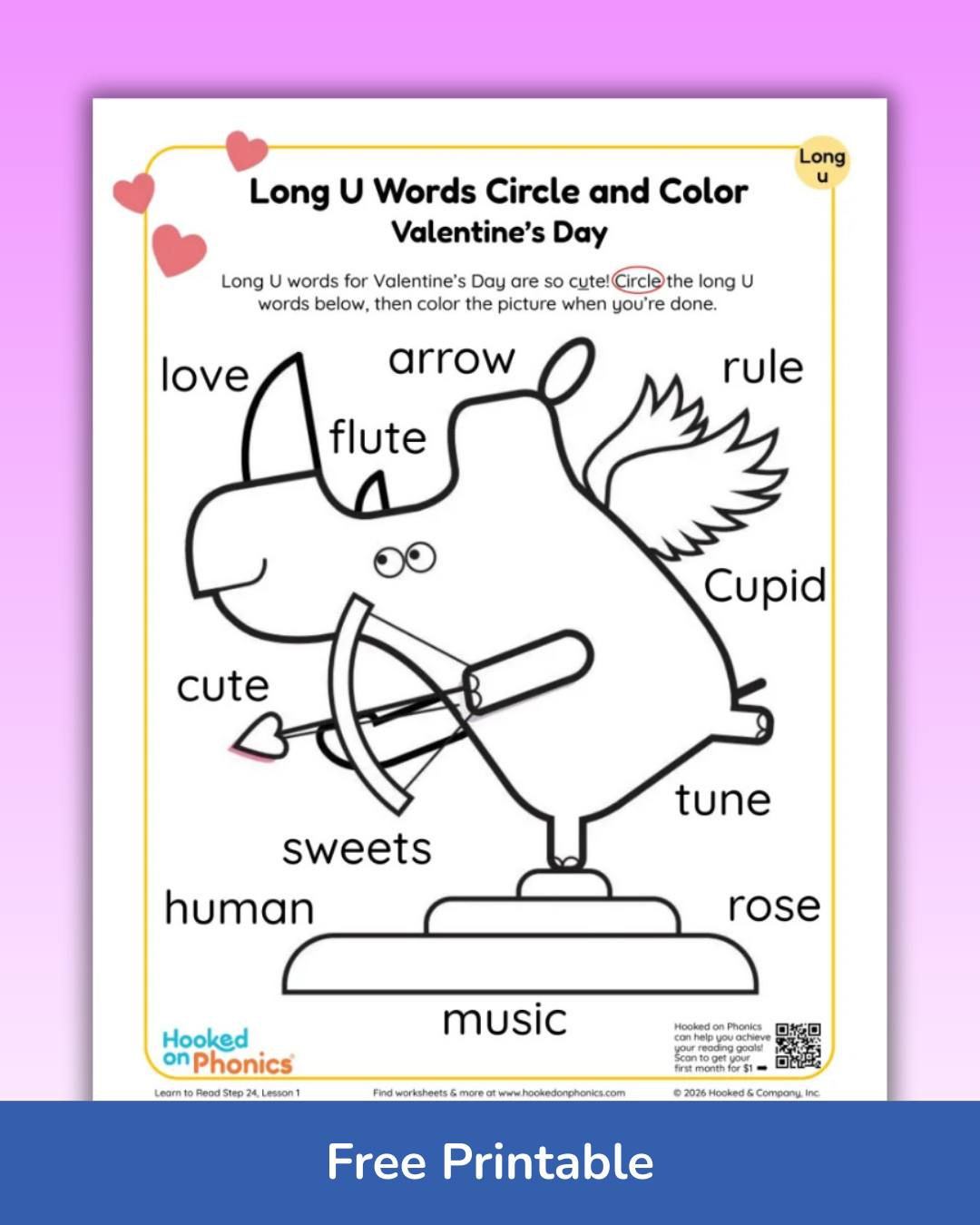 Valentine’s Day phonics practice for... - Hooked on Phonics | Facebook