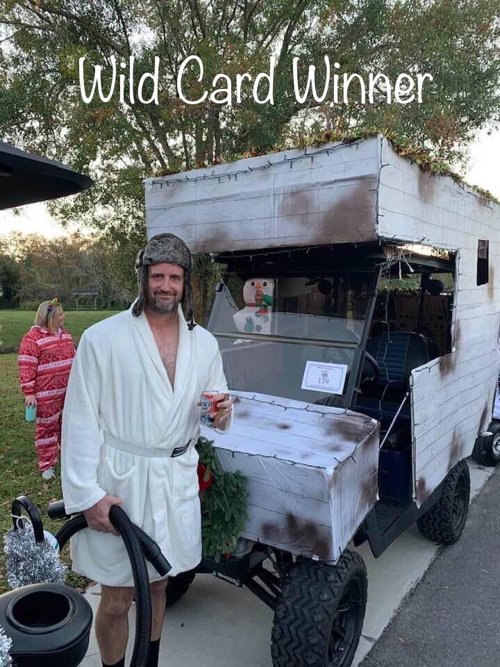 Christmas Golf Cart Parade Christmas Vacation Wild Card Winner Facebook