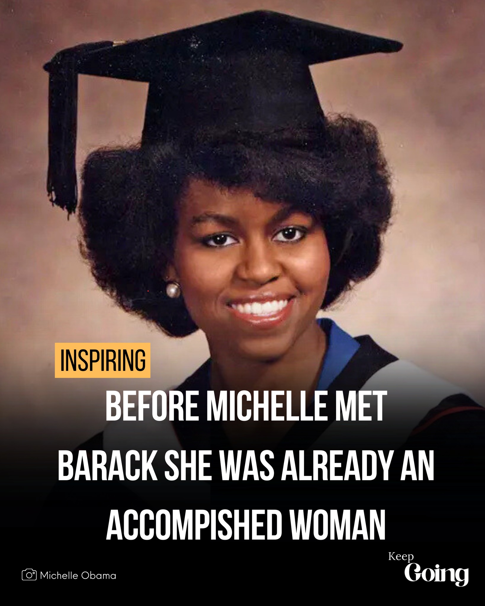 Keep Going - CONGRATULATIONS, Michelle Obama! Michelle was... | Facebook