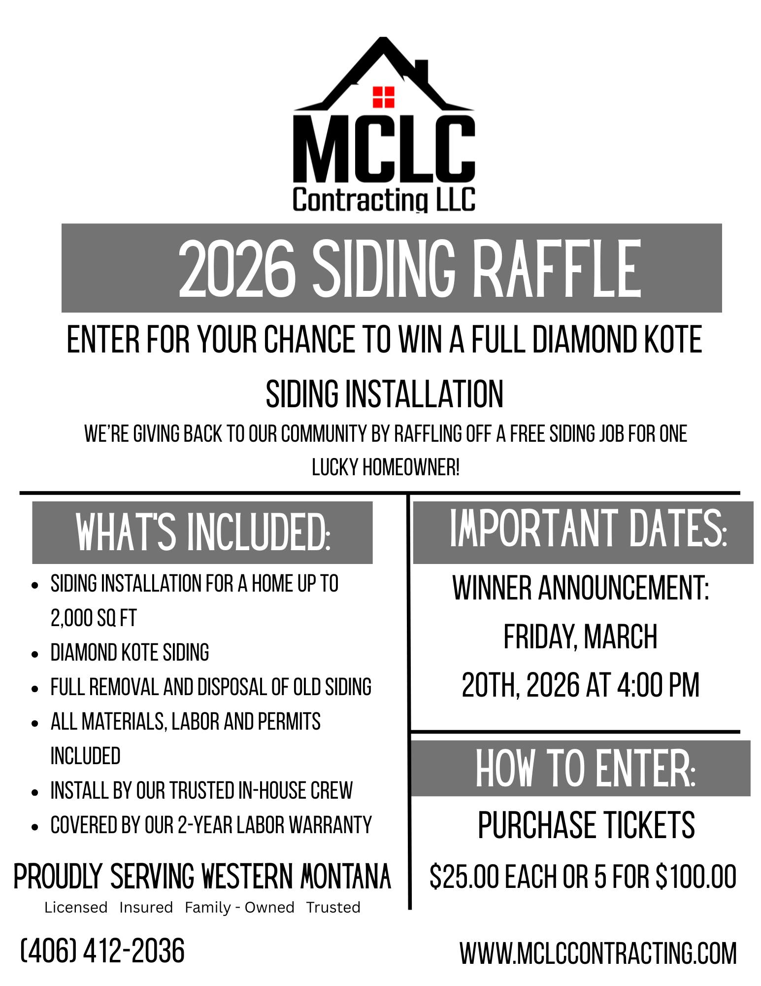 MCLC - 🎟️ Raffle Tickets Available Now! 🎟️ Don’t miss your chance to ...
