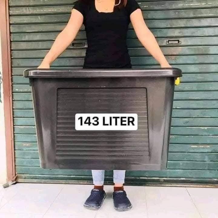 143 LITERS STORAGE BOX Blk Buy 1 take 1 550 290 EACH
