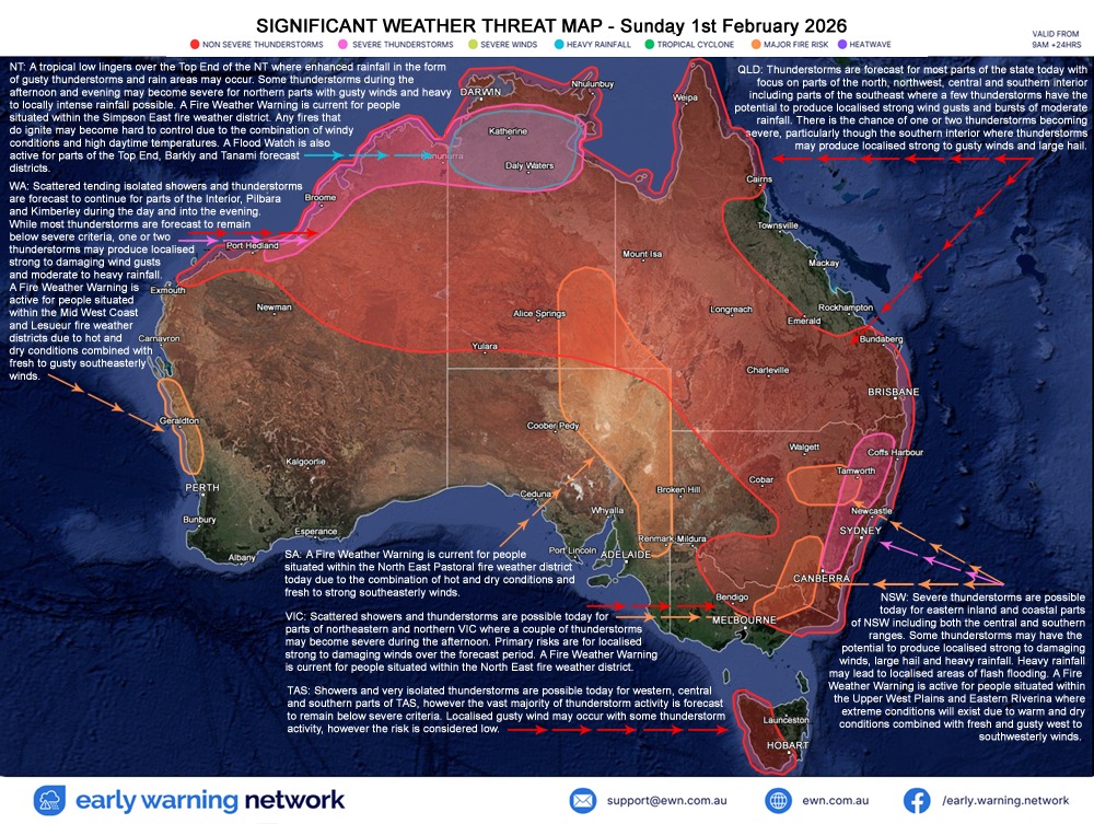 Significant Weather... - EWN Alerts - Western Australia | Facebook