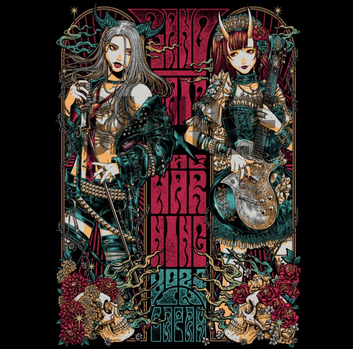 Band-Maid collab shirt from Kagami