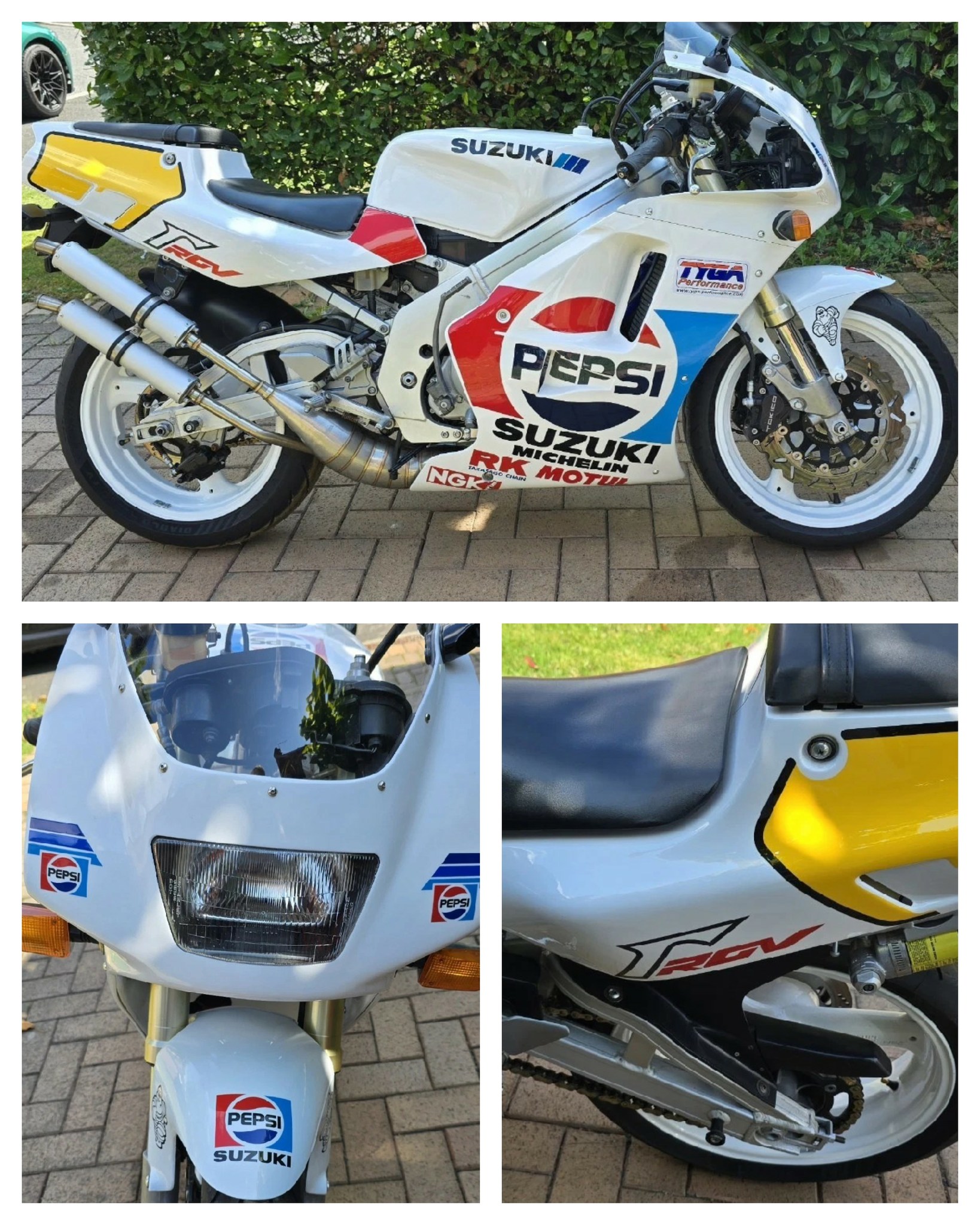 Ad: 1993 Suzuki RGV250 VJ22A - Pick up a Pepsi! On eBay here