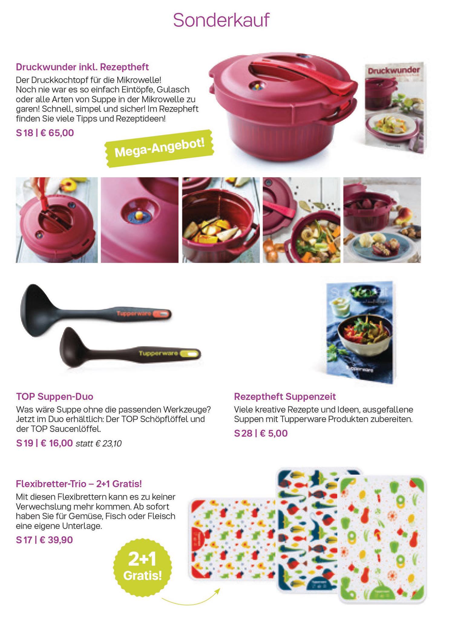 Hier sind sie, unsere Aktionen der... - Tupperware Österreich