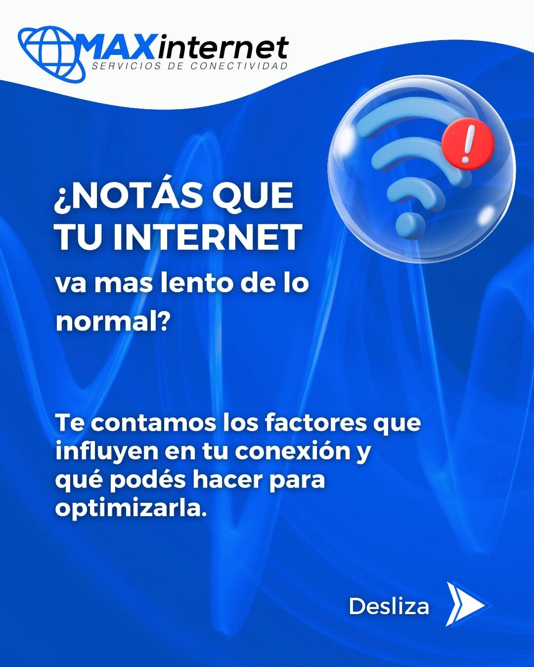 MAX Internet - 📶 ¿Notás que tu internet anda más lento de... | Facebook
