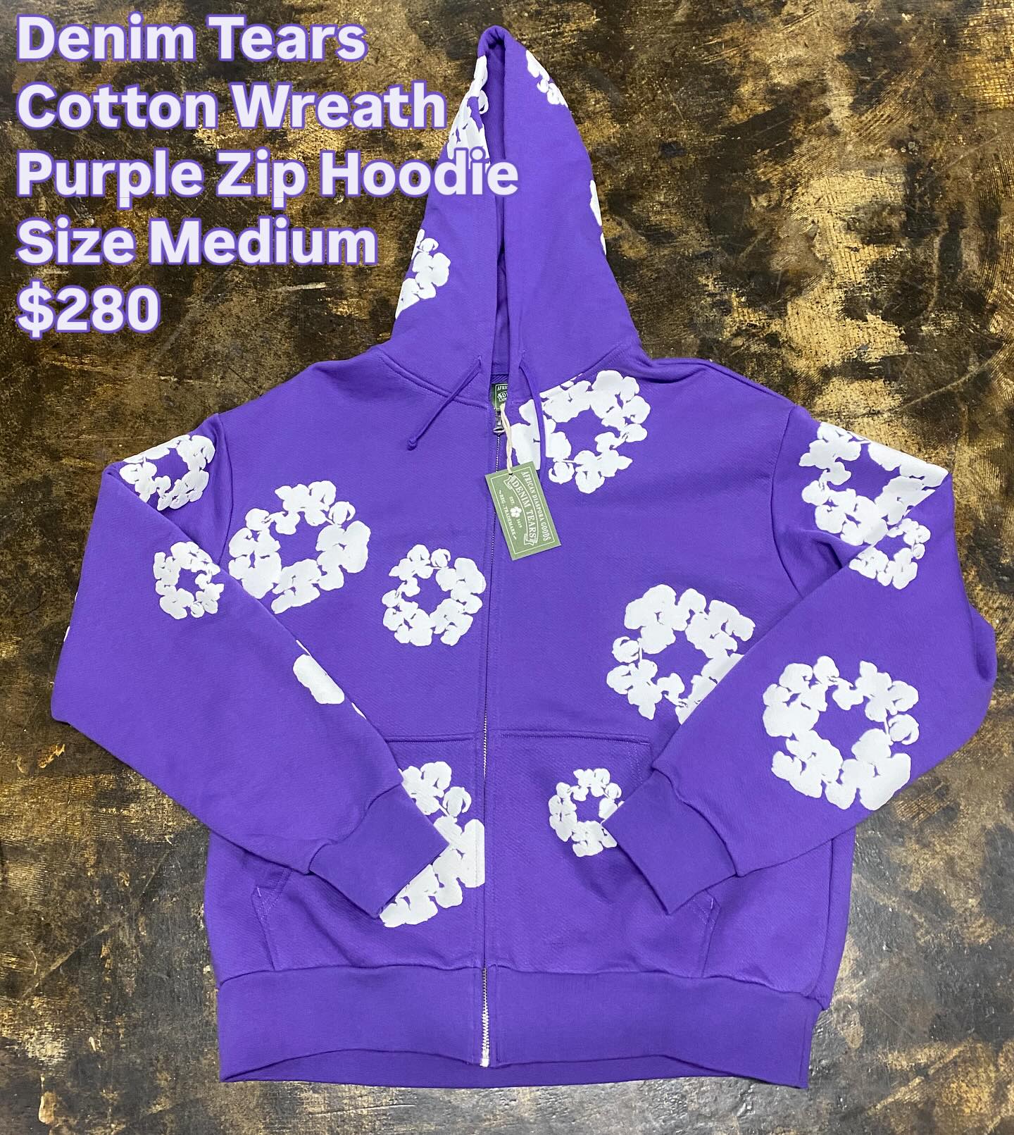 Denim Tears and Sp5der hoodies available in store now