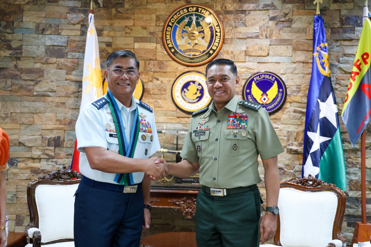 Armed - AFP Chief of Staff General Romeo S Brawner Jr. welcomes LtGen ...