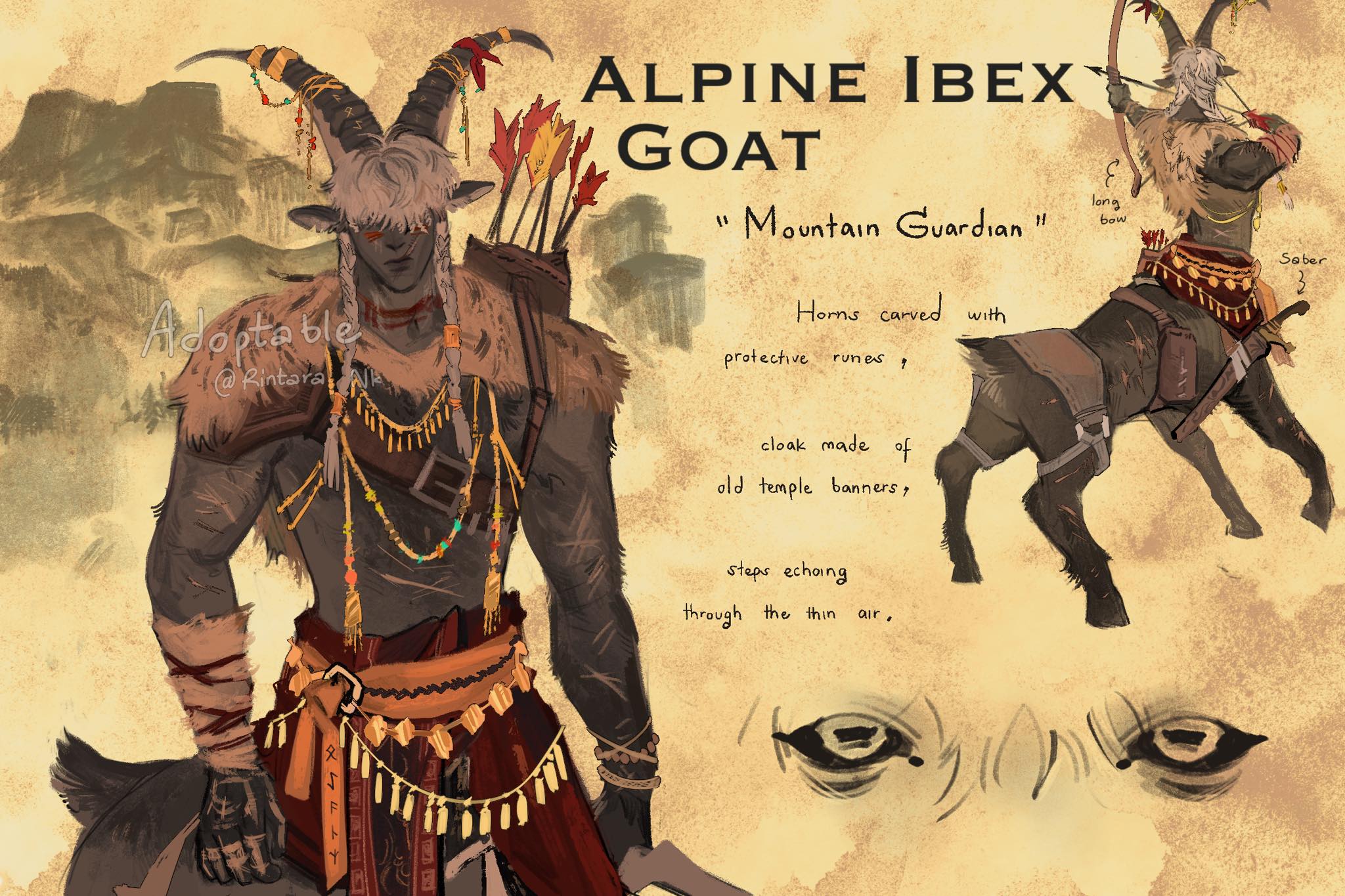 Adoptable Market [TH] | ธีม : แพะภูเขา/ guardian/ ancient | Facebook