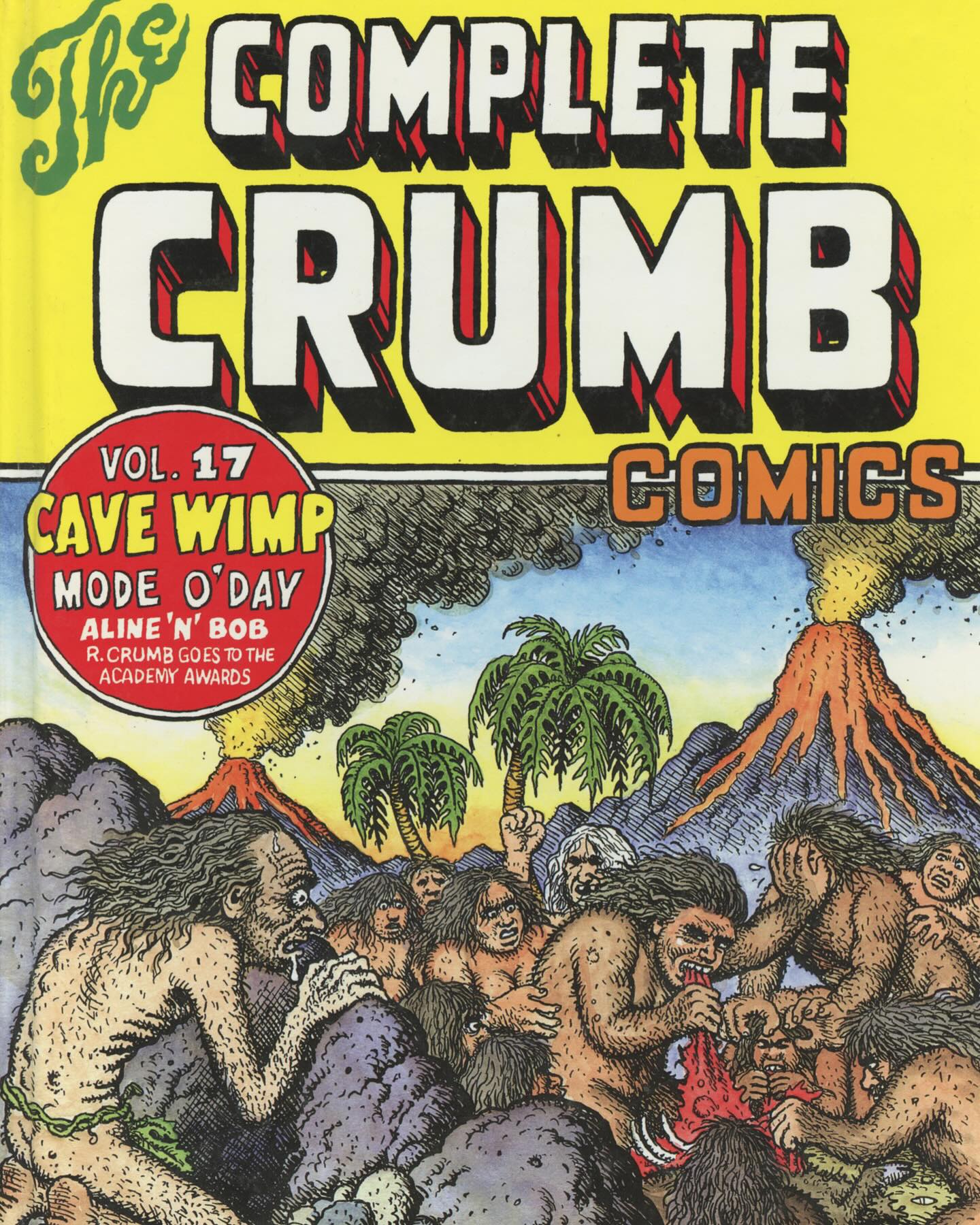 R. Crumb's cover art for The Complete Crumb Comics series volume 17