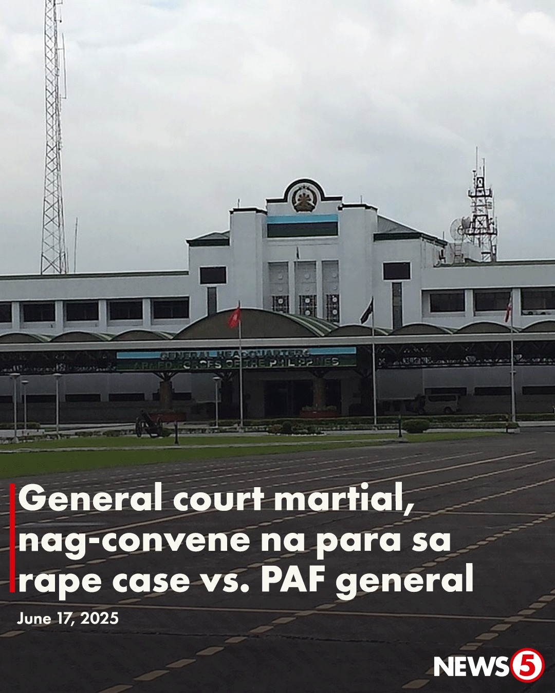 News5 - 'TRIAL IS ONGOING' Kinumpirma ng Armed Forces of... | Facebook