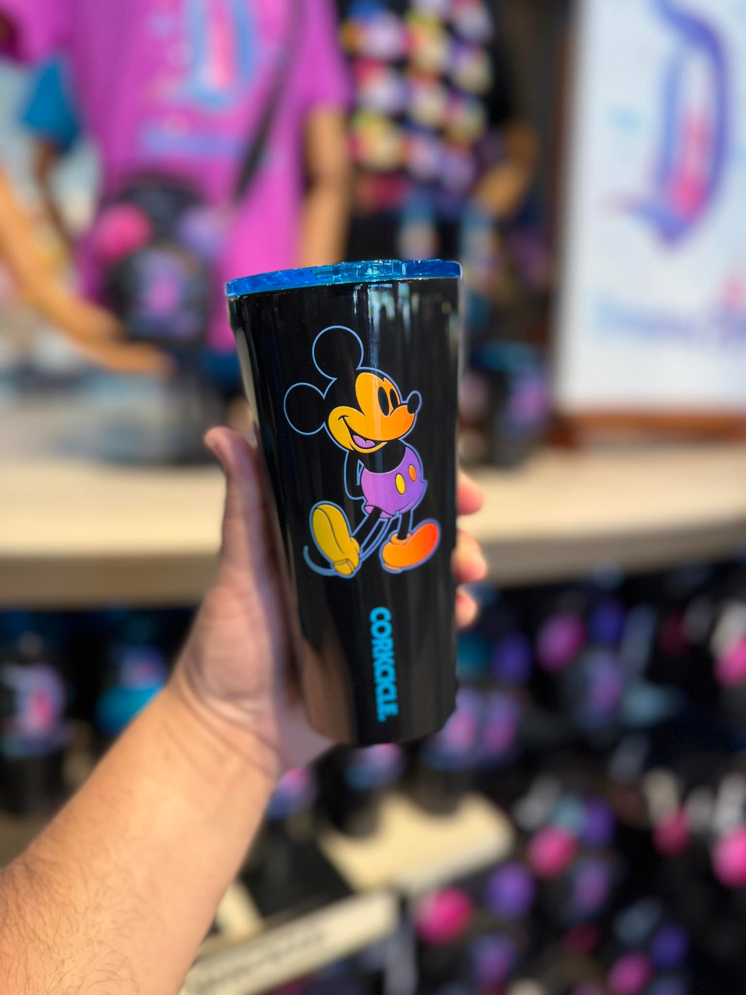 Disney Parks Disneyland 70th Anniversary Corkcicle Tumbler NEW