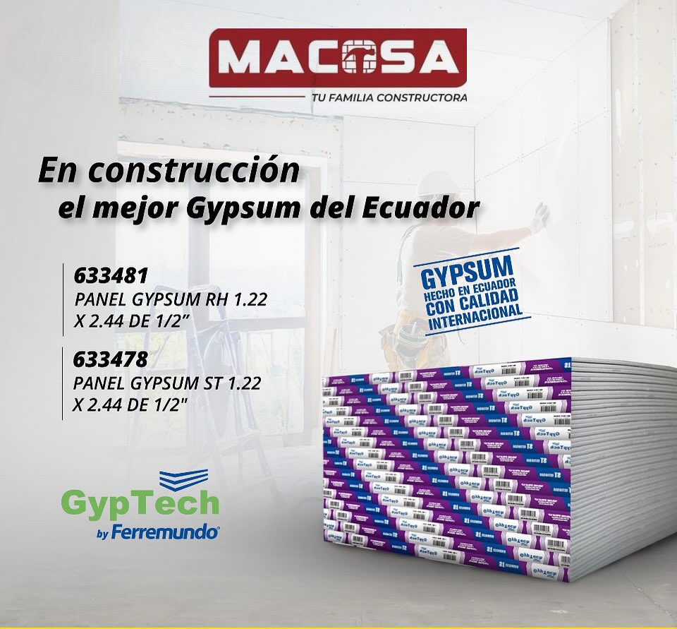 MACOSA - El mejor gypsum del Ecuador está en Macosa Diseña interiores ...