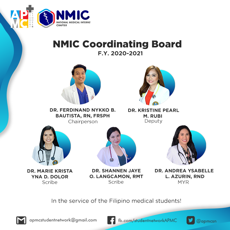 The National Medical Interns’ Chapter (NMIC) is composed of the ...