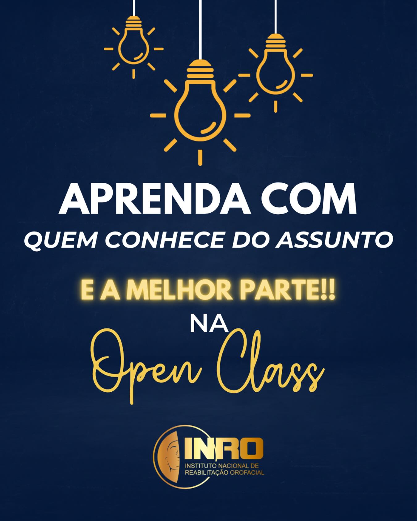 INRO - 🎓 Aprenda com quem entende do assunto – e o melhor: a Open Class ...