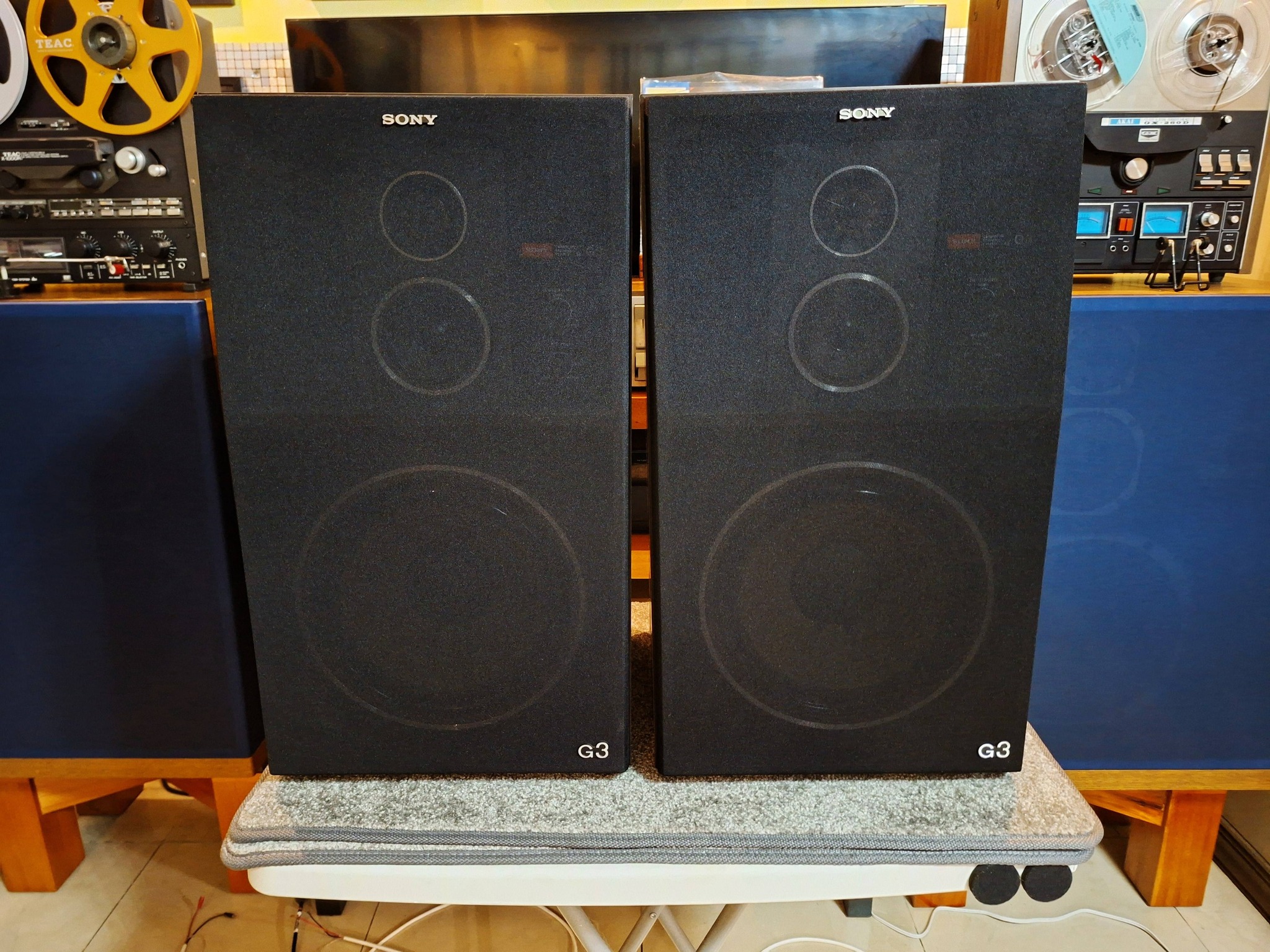 NEW ARRIVAL!!!! ‎This very uncommon 1977 Sony SS-G3 speakers in