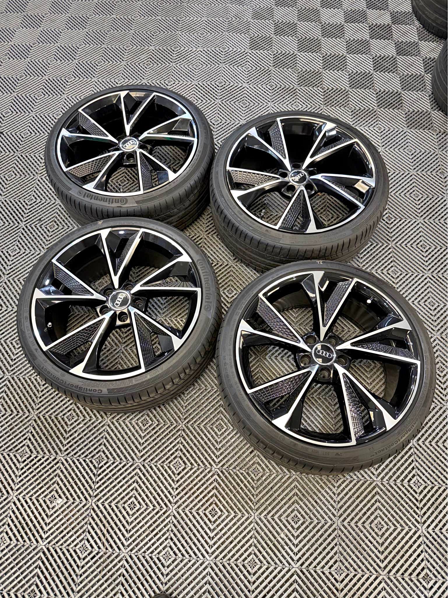 Llantas Audi RS6 replica con cubiertas continental - Car Wheels, Tires ...